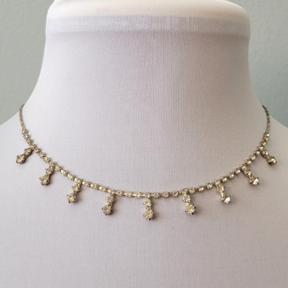 Y2K crystal choker